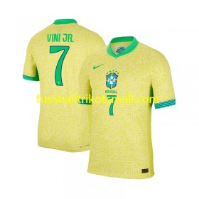Fußballtrikots Brasilien VINI JR 7 2024 Kurzarm Heimtrikotsatz kaufen